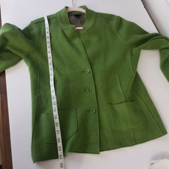 Eileen Fisher  Sz Medium Merino Wool Jacket - Picture 7 of 7